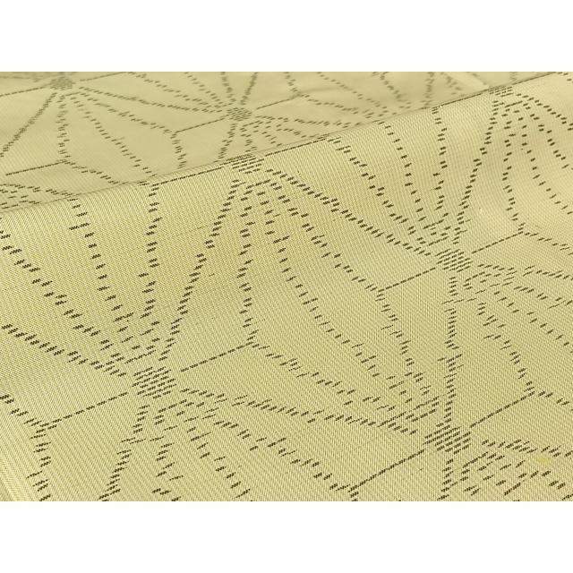 平和屋着物▽本場大島紬　単衣　麻の葉文様　正絹　逸品　AABH5615jh