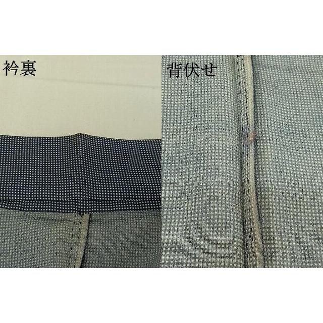 平和屋着物▽江戸小紋　単衣　角通し　正絹　逸品　AABH5721jh