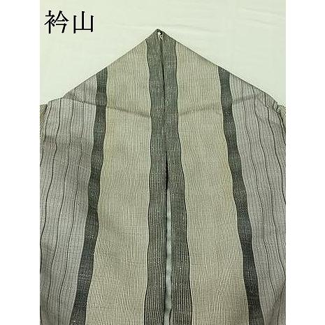 平和屋着物▽上質な紬　単衣　立涌文　正絹　逸品　AABH5738jh