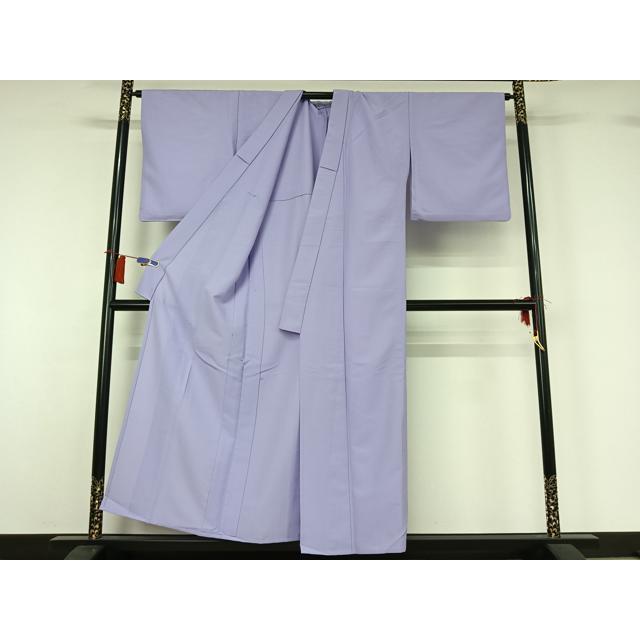 平和屋着物▽色無地　単衣　半色　洗える着物　AABH8575jh