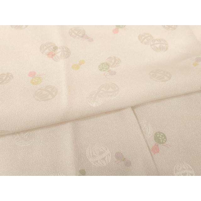 平和屋着物●長襦袢　無双仕立て　瓢箪　正絹　逸品　未使用　AABH8827ck_4