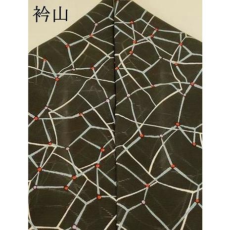 平和屋着物＊夏物　小紋　絽　幾何学文様　洗える着物　AABH9380jd
