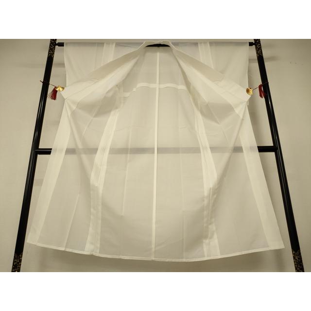 平和屋着物＊夏物　長襦袢　絽　鳥の子色　正絹　逸品　AABH9402jd_1