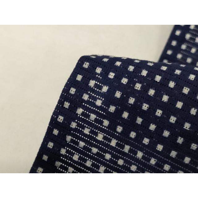 平和屋着物＊夏物　男性　小紋・浴衣兼用　綿絽　格子　綿　逸品　AABH9485jd_6