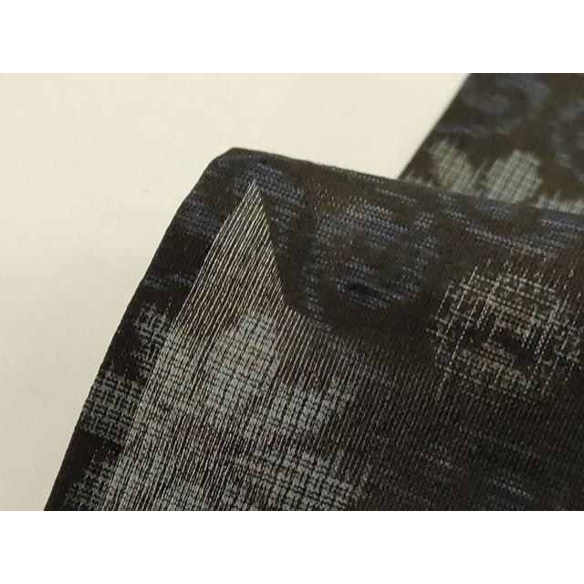 平和屋着物＊夏物　本場大島紬　夏大島　花丸文　正絹　逸品　AABI0673jd_6
