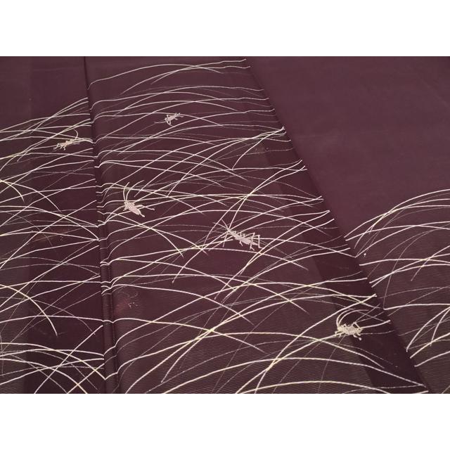 平和屋着物＊夏物　訪問着　絽　夏虫　正絹　逸品　AABI0755jd_3