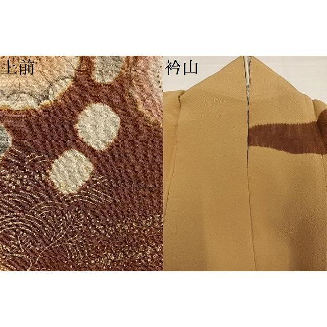 平和屋着物●十日町　名門　滝泰謹製　訪問着　辻が花　金彩　正絹　逸品　AABI4886ph_9