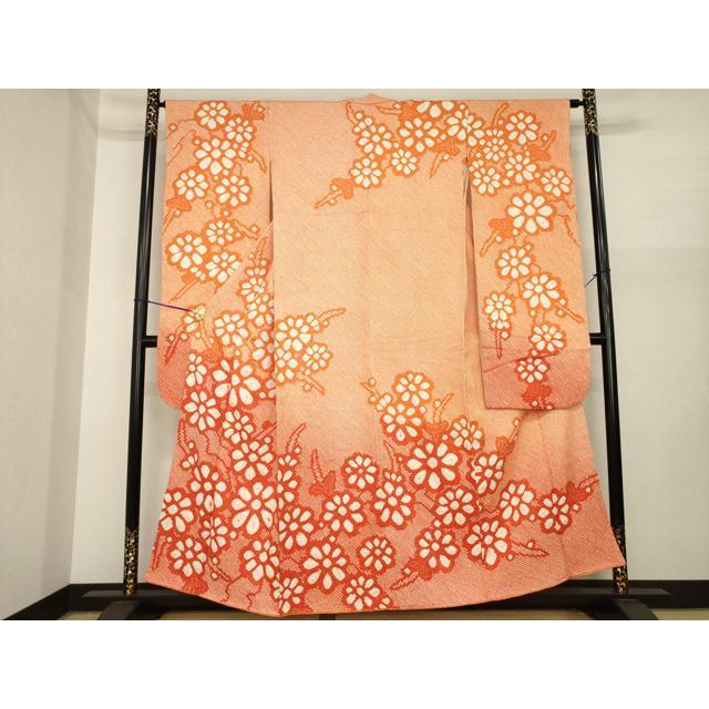 平和屋着物○豪華振袖 総絞り 枝花文 正絹 逸品 AABI8239ck : 平和屋