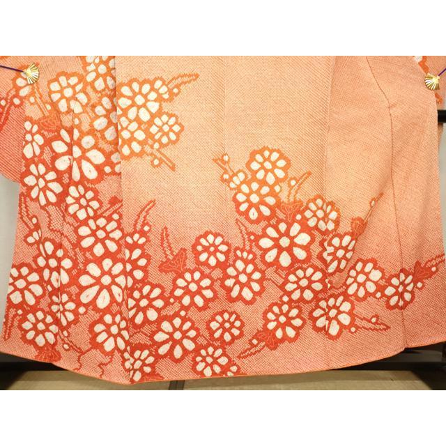 平和屋着物○豪華振袖 総絞り 枝花文 正絹 逸品 AABI8239ck : 平和屋