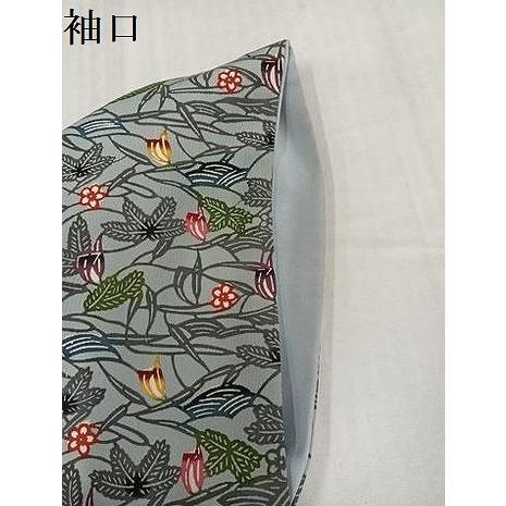 平和屋着物○本場琉球紅型 藤村玲子 小紋 草花文 正絹 逸品 AABJ0100ph 