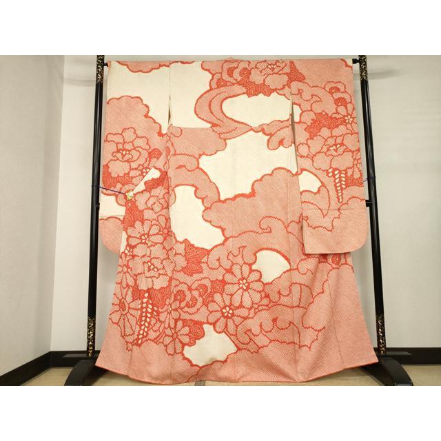 平和屋着物○豪華振袖 総絞り 立波花文 正絹 逸品 AABJ3100ck : 平和屋