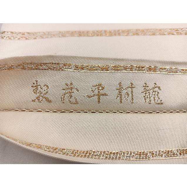 平和屋本店□極上 最高級 龍村平蔵製 太鼓柄 本袋帯 玲龍磚文 逸品