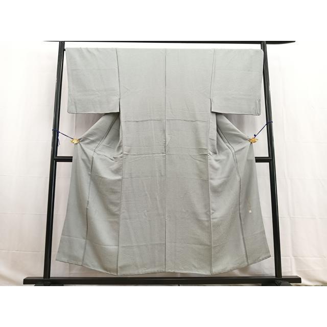 平和屋着物●男性　伝統工芸師　服部光擴　江戸小紋　鮫小紋柄　正絹　逸品　BAAW2838yc 平和屋着物○男性 伝統工芸師 服部光擴 江戸小紋 鮫小紋柄 正絹 逸品