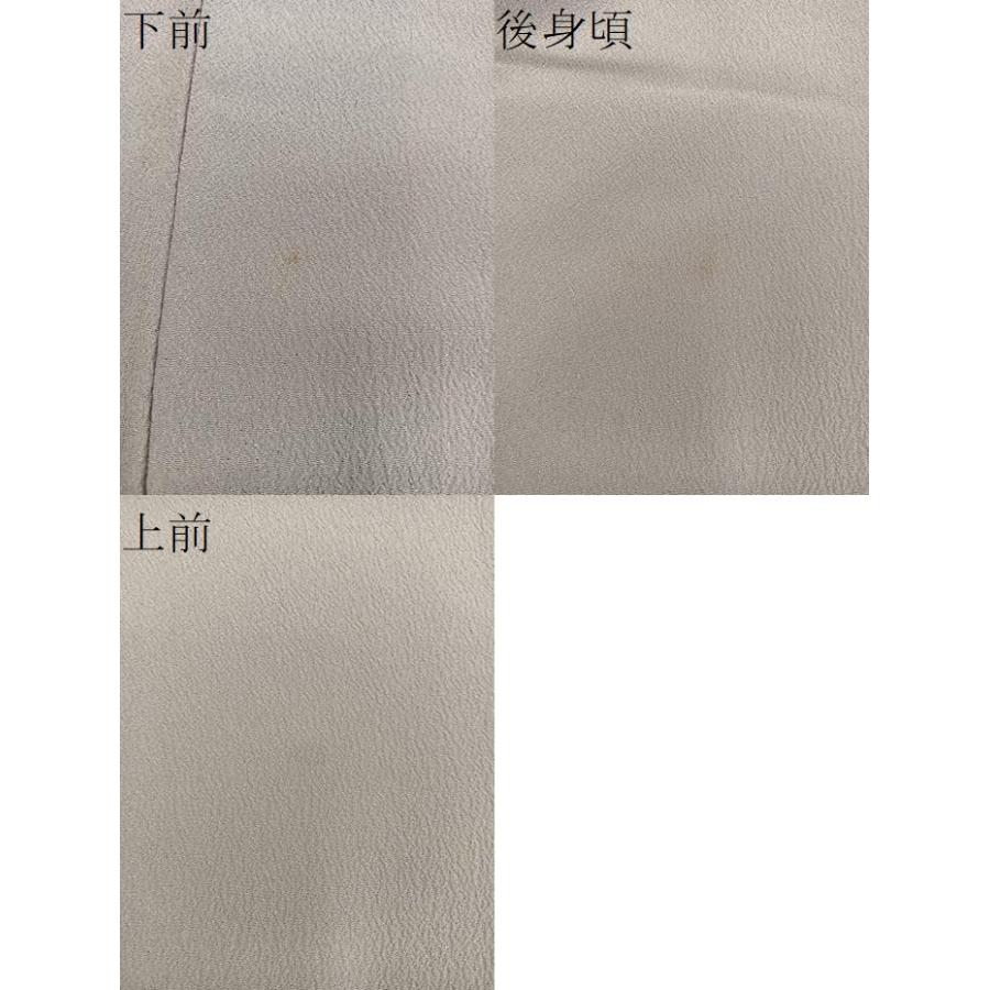 平和屋着物●洗える最高級着物　＜英＞はなぶさ謹製　色無地　背抜き仕立て　練色　BAAW3488mz