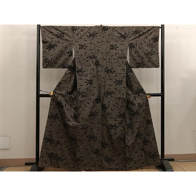 平和屋着物○本場大島紬 9マルキ 泥染め 夢おり 星絣 平トシノ