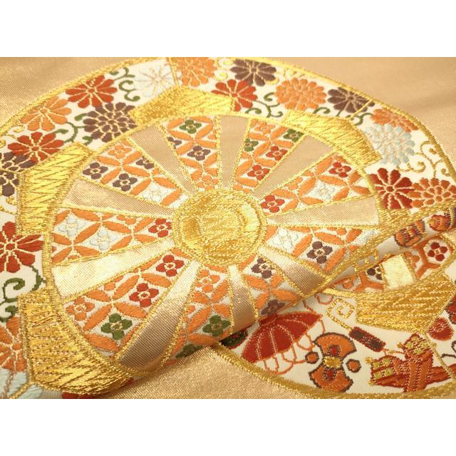 河合美術織物袋帯六通柄