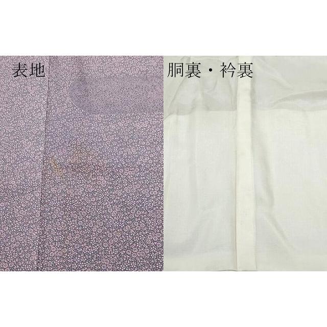 平和屋着物●重要無形文化財　人間国宝　中村勇二郎　江戸小紋　草木染　南天文　反端付き　正絹　逸品　CABC6405yc 週替わりSALE第一弾！】 【人間国宝：故・中村勇二郎】 重無形文化財