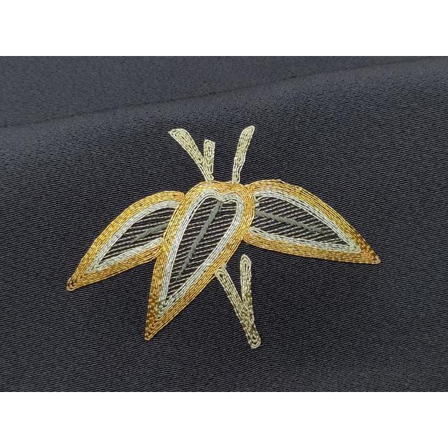 平和屋着物○訪問着 総刺繍 駒刺繍 笹 正絹 逸品 CAAS8437vf 着物