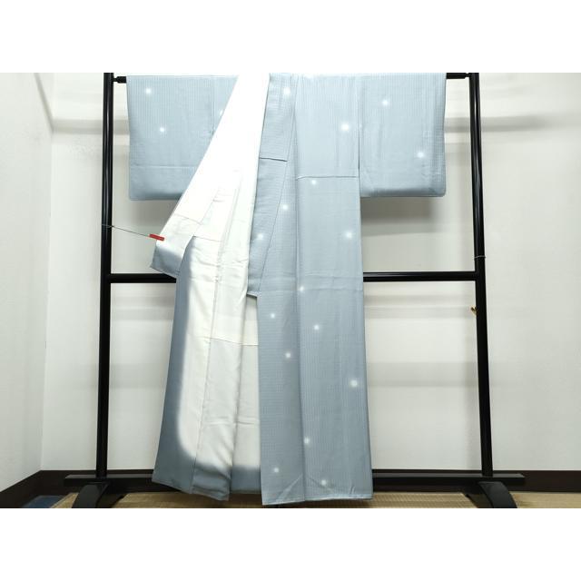 平和屋着物○上質な小紋 花織 吉祥間道 正絹 逸品 CAAW0490ev