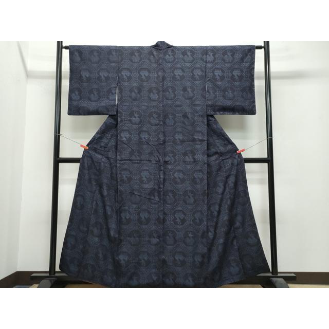 平和屋着物●結城紬　有栖川　阪急百貨店扱い　正絹　逸品　CAAS8657vf 平和屋着物○結城紬 有栖川 阪急百貨店扱い 正絹 逸品 CAAS8657vf