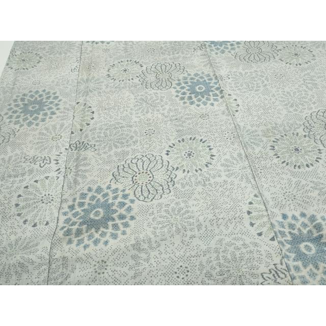 平和屋着物●本場結城紬　100亀甲　舞花文　正絹　逸品　CAAS9231th 平和屋着物○本場結城紬 100亀甲 舞花文 正絹 逸品 CAAS9231th : 平和