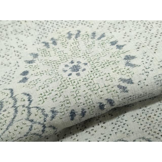 平和屋着物○本場結城紬 100亀甲 舞花文 正絹 逸品 CAAS9231th : 平和