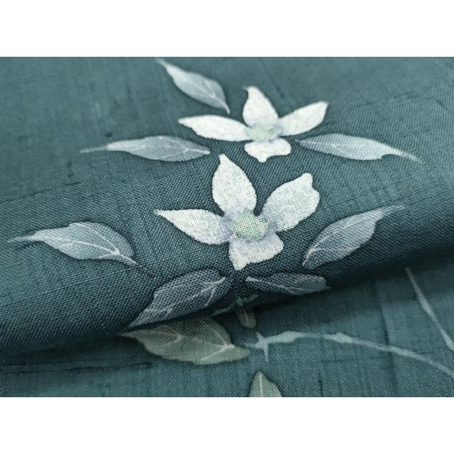 平和屋着物●上質な紬 　枝花文　ろうけつ染め 　正絹　逸品　未使用　CAAS9357th 平和屋着物○上質な紬 枝花文 ろうけつ染め 正絹 逸品 未使用 CAAS9357th