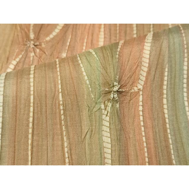 平和屋着物＃道行コート 本場染大島紬 ロング丈 蔦葛 正絹 逸品 未使用