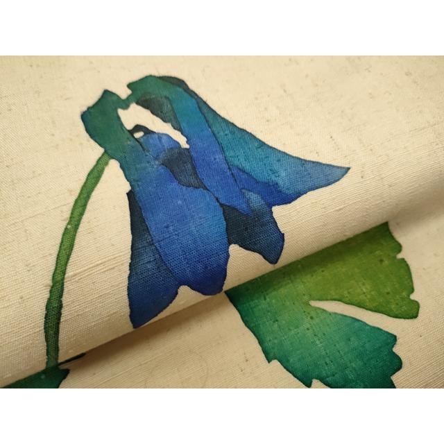 平和屋着物○九寸名古屋帯 紬地 絞り 扇面青海波文 正絹 逸品 CAAT8024hy