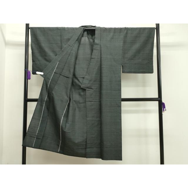 平和屋着物▽男性　紬　単衣　吉祥文　正絹　逸品　CAAU8894gh_2