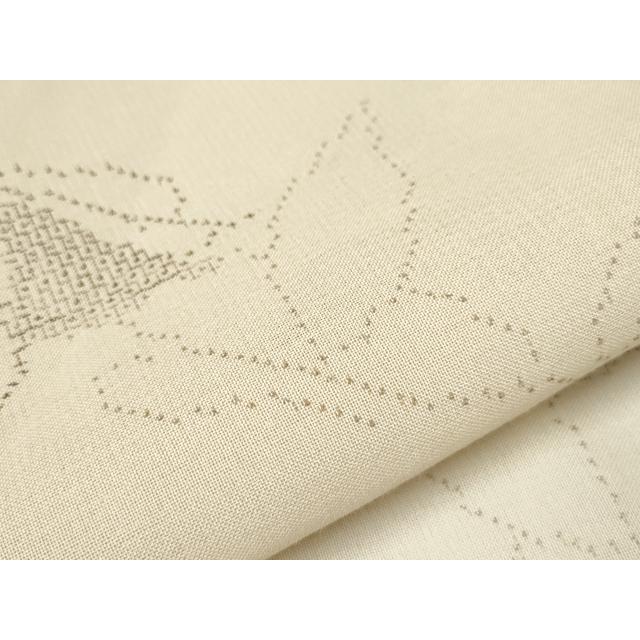 平和屋着物＊夏物　結城紬　夏結城　100亀甲　舞蝶文　正絹　逸品　CAAV3625dy 平和屋着物＊夏物 結城紬 夏結城 100亀甲 舞蝶文 正絹 逸品 CAAV3625dy