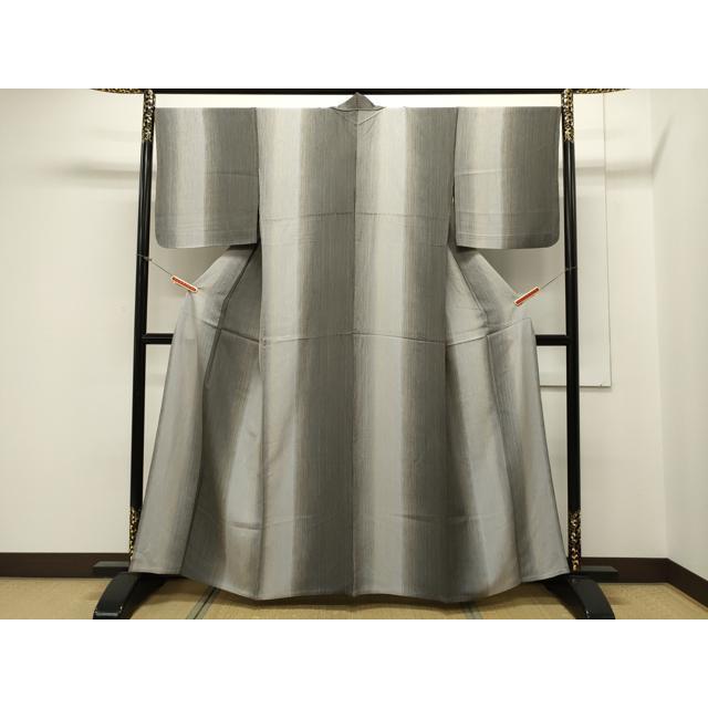 平和屋着物▽上質なお召 単衣 縞 正絹 逸品 CAAV3794dy : 平和屋ヤフー
