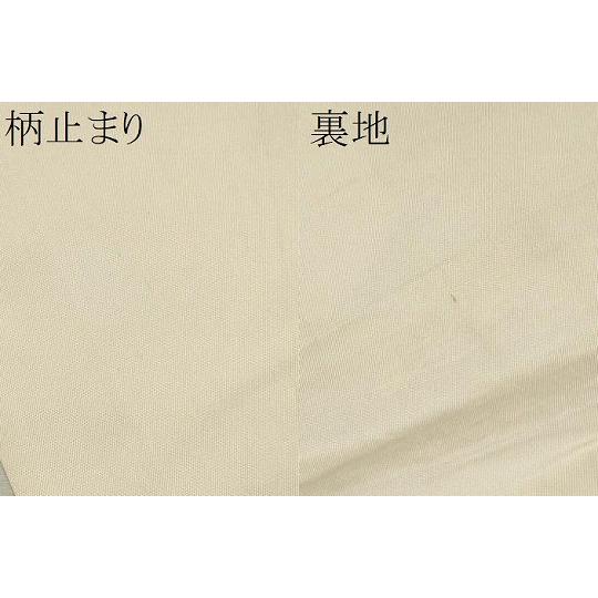 平和屋着物○つけ帯 すくい織 色紙重ね文 正絹 逸品 CABA2161dy