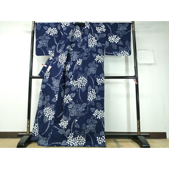 有松鳴海総絞り、上質浴衣単品、丈150±5高級シミ無し 有松鳴海絞り