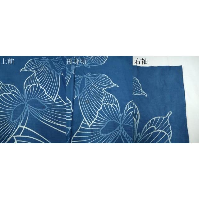 平和屋着物∴夏物　浴衣　綿紅梅　舞蝶文　綿　逸品　CAAW1107ng 平和屋着物∴夏物 浴衣 綿紅梅 舞蝶文 綿 逸品 CAAW1107ng : 平和屋