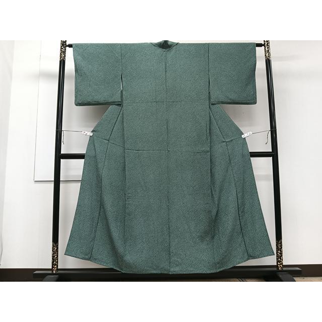 平和屋着物▽上質な小紋　単衣　鹿の子文　正絹　逸品　CAAW1553xi 平和屋着物▽上質な小紋 単衣 鹿の子文 正絹 逸品 CAAW1553xi : 平和屋
