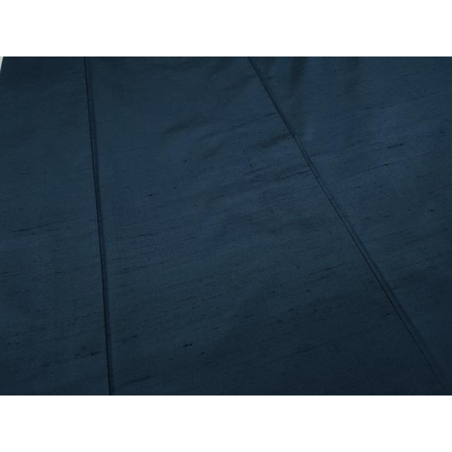 平和屋着物▽男性　紬　単衣　青藍色　正絹　逸品　CAAW2818ut_3