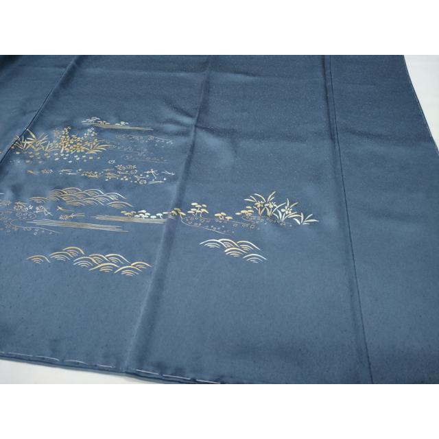 訪問着 作家物 美しい友禅 花模様 牡丹 梅 金銀通し 淡藤色 K-3265 訪問着 作家物 友禅 花模様 牡丹 梅 金銀通し 淡藤色 K-3265