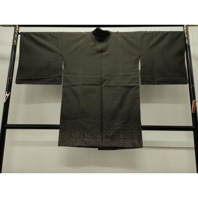 平和屋着物＃道行コート 箔散らし 暈し染め 金銀彩 ロング丈 正絹 逸品