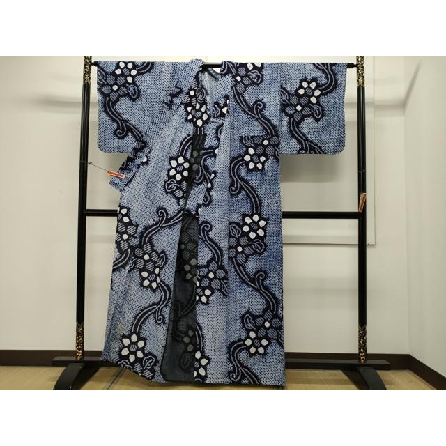 平和屋着物∴夏物 浴衣 綿紅梅 竹縞 紫陽花 逸品 CAAW1113ng 楽天市場