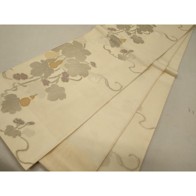 平和屋着物＊夏物　六通柄　本袋帯　瓢箪　金銀糸　正絹　逸品　未使用　CAAW8952oy 平和屋着物＊夏物 六通柄 本袋帯 瓢箪 金銀糸 正絹 逸品 未使用