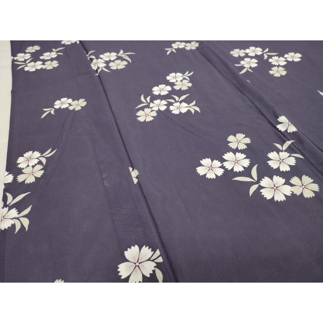 平和屋着物＊夏物　小紋　絽　舞桜文　正絹　逸品　CAAW9875gh 平和屋着物＊夏物 小紋 絽 舞桜文 正絹 逸品 CAAW9875gh : 平和屋