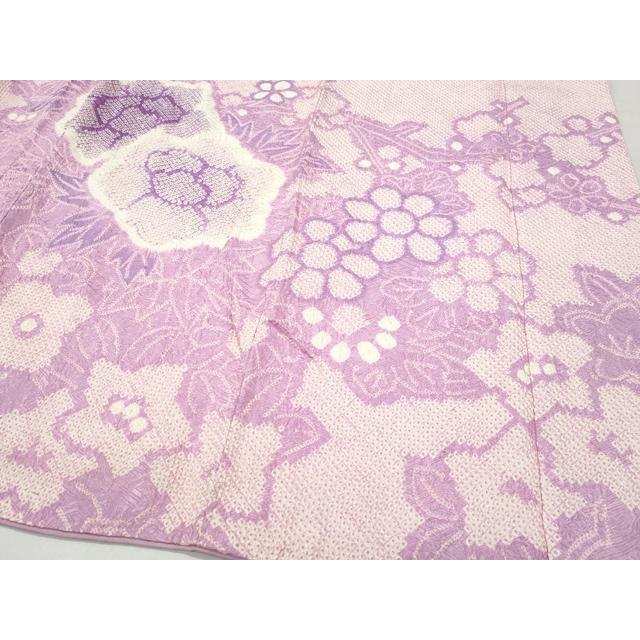 平和屋着物○名門 藤娘きぬたや・総絞り 振袖 草花文 正絹 逸品
