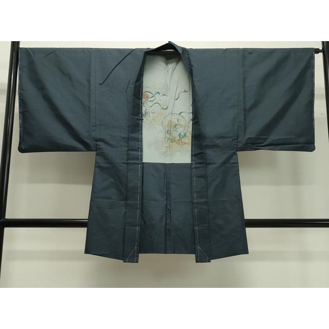 平和屋着物○男性 本場大島紬 アンサンブル 100亀甲 総詰め 正絹 逸品