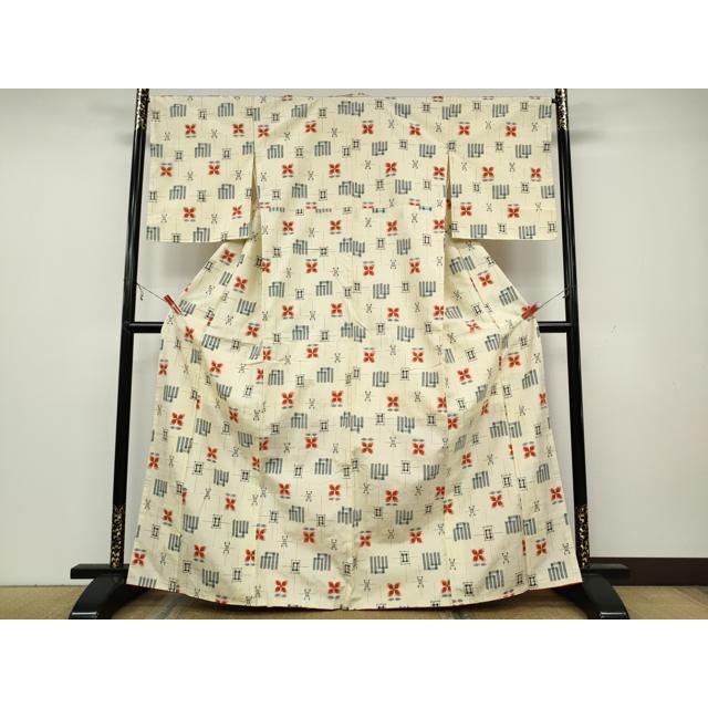 平和屋着物○上質な紬 源氏香花文 正絹 逸品 未使用 CAAY5122ut : 平和 