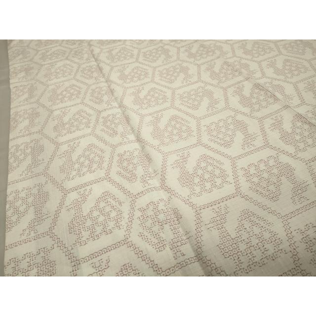 平和屋着物○本場結城紬 80亀甲 有栖川 正絹 逸品 CAAY6781gh