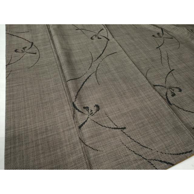 平和屋着物○本場大島紬 9マルキ 枝花文 正絹 逸品 CAAZ2866yc