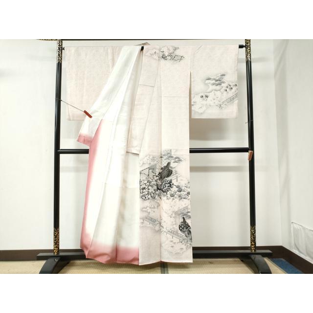 平和屋着物●訪問着　総絞り　十二単　正絹　逸品　CAAZ3665yc 平和屋着物○訪問着 総絞り 十二単 正絹 逸品 CAAZ3665yc : 平和屋