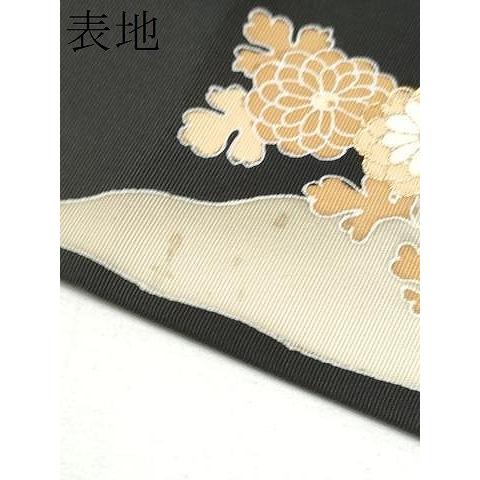 平和屋着物●塩瀬　九寸名古屋帯　駒刺繍　菊文　正絹　逸品　DABB4804ps 平和屋着物○塩瀬 九寸名古屋帯 駒刺繍 菊文 正絹 逸品 DABB4804psの