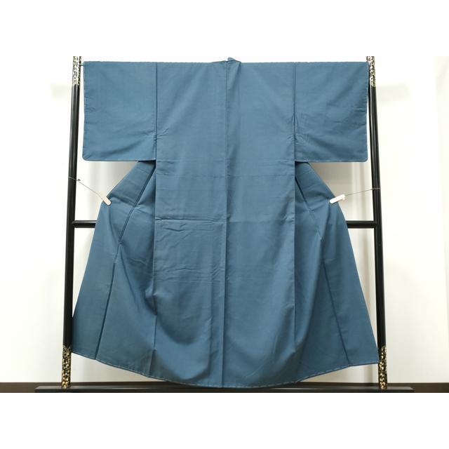 平和屋着物●男性　紬　色無地　鉄御納戸色　銀座せきね　正絹　逸品　未使用　AABG9597ph 平和屋着物○男性 紬 色無地 鉄御納戸色 正絹 逸品 未使用 CABA4809hy 平和